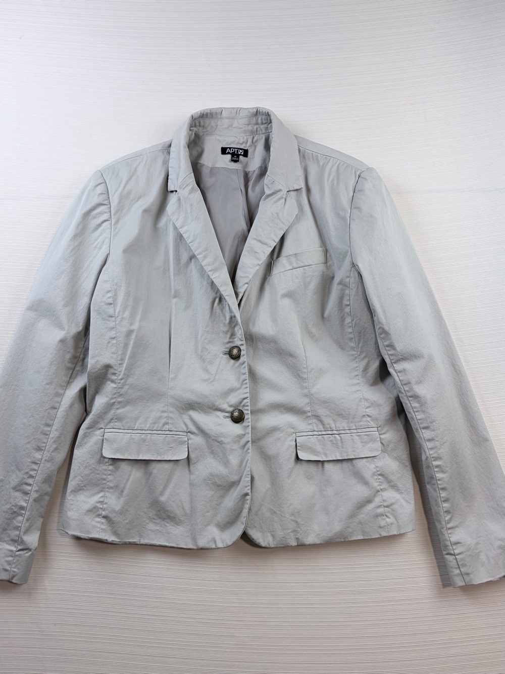 Apt. 9 Light Gray Women's Tailored Blazer